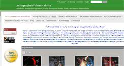 Desktop Screenshot of neautograph.com